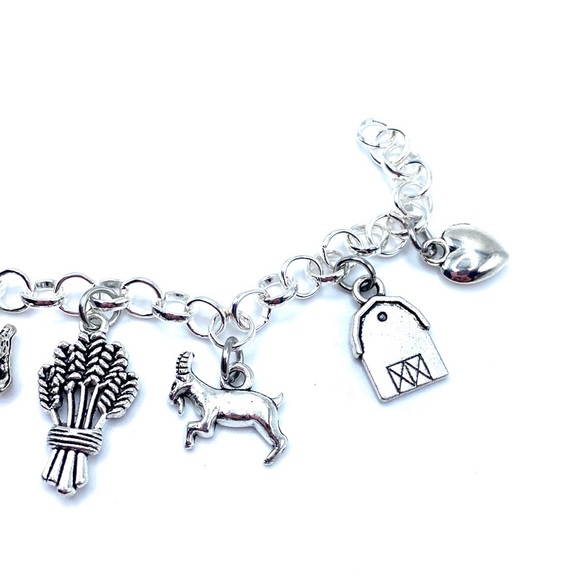 Easily Distracted By Goats Charm Bracelet Goat - Picture 6 of 8